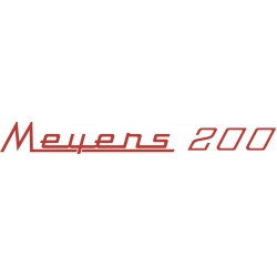 Meyers 200 Aircraft Decal/Sticker 1''h x 7.75''w!