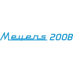 Meyers 200-B Aircraft Decal/Sticker 2.5''h x 20''w!