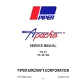 Piper PA-23-PA-23-160 Apache Service Manual 752-422_v2019