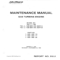 Lycoming Gas Turbine Engine Model T53-L-138 Maintenance Manual Report No-350.2
