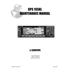 Garmin GPS 155XL Maintenance Manual 190-00067-25