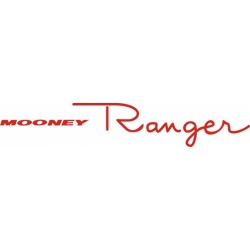 Mooney Ranger Aircraft Decal/Sticker 1 1/4''high x 7 1/4''wide!