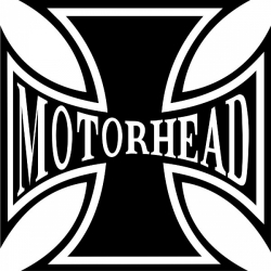 Motorhead Cross! Sticker/Decals! 3''square! 