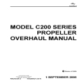 McCauley Model C200 Series Propeller Overhaul Manual