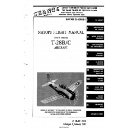 Natops Navy Model T-28B-C Aircraft Flight Manual Navair_01-60FGB-1