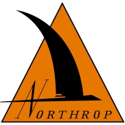 Northrop Decal-Sticker! 5 Inches Square 2 Color Decal! 