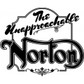 Norton Motorcycle Decals/Vinyl Sticker 11" wide by 9" high!