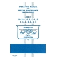 Continental Models IO-470-C-D-E-F-G-H-J-L-L-M-N-R-S Operators Manual and Service Maintenance Instruction C-S-081
