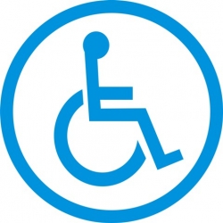 Handicap Signs Logo,Decals!