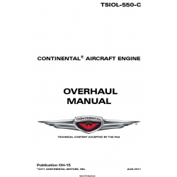 Continental TSIOL-550-C Series Overhaul Manual OH-15_v2011