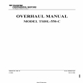Continental Model TSI0L-550-C Overhaul Manual OH-15 Form No. OH-15_v1998
