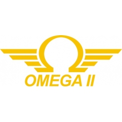 Omega Aircraft Decal/Sticker 4''h x 9''w!