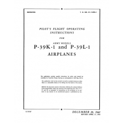 Bell P-39K-1 & P-39L-1 Pilot's Flight Operating Instructions