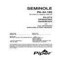 Piper Seminole PA-44-180 Pilots Operating Handbook and Flight Manual VB-1942_v11