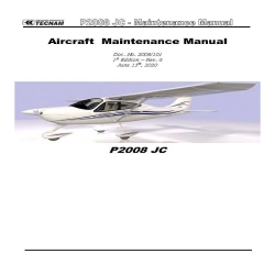 Tecnam P2008 JC Aircraft Maintenance Manual 2008-101