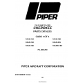 Piper Cherokee PA-28, PA-28R Parts Catalog 753-582_v2003