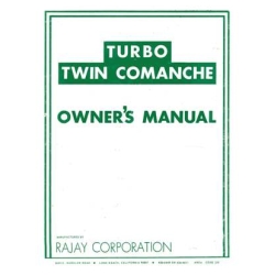 Piper Turbo Twin Comanche PA-30 Owner's Manual