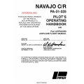 Piper PA-31-325 Navajo C/R Pilot's Operating Handbook Airplane Flight Manual LK-1207