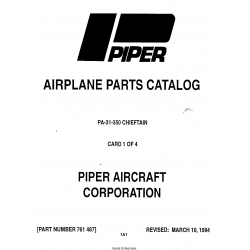 Piper PA-31-350 Chieftain Parts Catalog 761-487_v1994