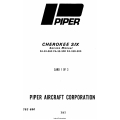 Piper Cherokee SIX PA-32-260,PA-32-300, PA-32R-300 Service Manual 753-690_v1987