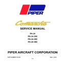 Piper PA-24, PA-24-250, PA-24-260, PA-24-400 Comanche Service Manual 753-516_v10