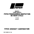 Piper PA-28-236, PA-28-201T Dakota, Turbo Dakota 50 Hour Cycle Programmed Inspection 761-734