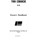Piper PA-30 Twin Comanche Owner's Handbook 753-644