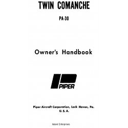 Piper PA-30 Twin Comanche Owner's Handbook 753-644