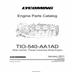 Lycoming TIO-540-AA1AD Parts Catalog PC-315-4_v2011
