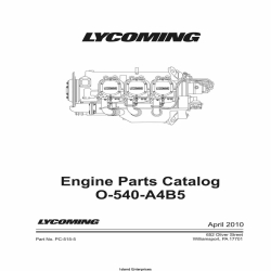 Lycoming O-540-A4B5 Parts Catalog PC-515-5 v2011