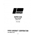 Piper Super Cub Parts Catalog PA-18-150 Part # 761-823
