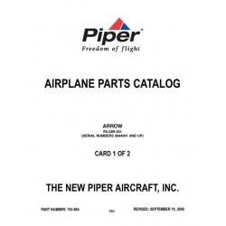 Piper Arrow Parts Catalog PA-28R-201 Part #761-894