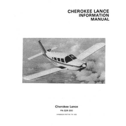 Piper PA-32R-300 Cherokee Lance Information Manual 761-633