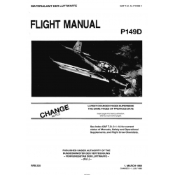 Piaggio P.149D Flight Manual 1L-P149D-1