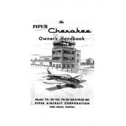 Piper Cherokee Model B PA-28-150, PA-28-160 & PA-28-180 Owner's Handbook 753-600