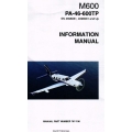 Piper M600 PA-46-600TP (SN 4698061,4698081 and UP) Information Manual 767-106