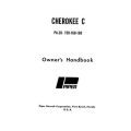 Piper Cherokee C PA-28-150-160-180 Owner's Handbook 753-683