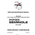Piper Seminole PA-44-180-PA-44-180T Maintenance Manual 761-664v12
