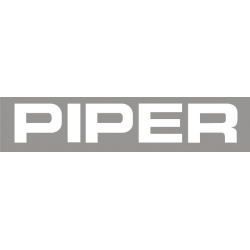 Piper Script Aircraft Logo,Decals!