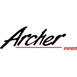 Piper Archer Decal-Sticker 2.49" high x 8" wide!