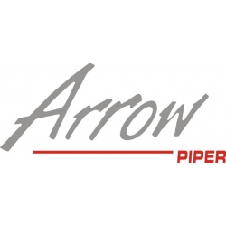 Piper Arrow Decal/Sticker 2.75"high by 6 1/8"wide!