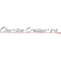 Piper Cherokee Cruiser 2+2 Decal/Sticker 1.2" high by 11" wide!