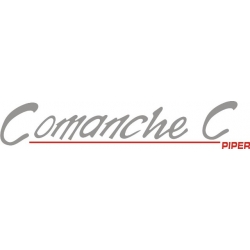 Piper Comanche C Decal 2.3" high by 12" wide!