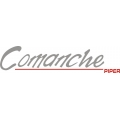 Piper Comanche Decal 2.7" high by 12" wide!