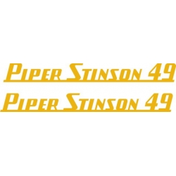 Piper Stinson 49 Aircraft Decal/Sticker 