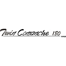 Piper Twin Comanche 180 Decal