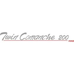 Piper Twin Comanche 200 Decal/Vinyl Sticker