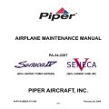 Piper PA-34-220T Seneca IV, Seneca V Airplane Maintenance Manual 761-888_v09