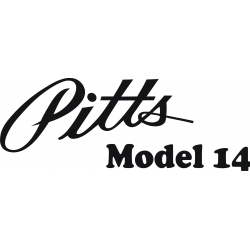 Pitts Aircraft Model 14 Logo/ Decal! 
