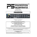 PS Engineering PMA8000B Audio Selector Panel and Intercom System Installation and Operator’s Manual P/N 200-890-0101